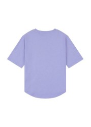 ELLE Blue Butterfly Drop Hem T-Shirt