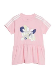 adidas Originals Infant Pink All Over Print Floral Top And Leggings Set