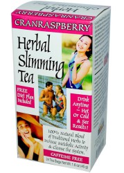 21St Century Herbal Slimming Tea Cranraspberry 24 Tea Bags