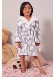 Lipsy Mini Borg Lined Dressing Gown