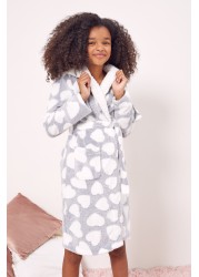 Lipsy Borg Lined Fleece Dressing Gown