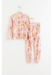 Lindex Kids Printed Top & Bottoms Co-Ord Set