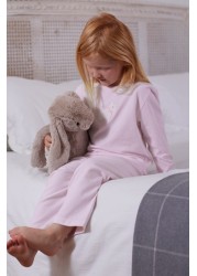 Trotters London Pink Sophia Jersey Pyjamas