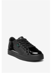 Kickers Junior Tovni Lacer Patent Leather Shoes