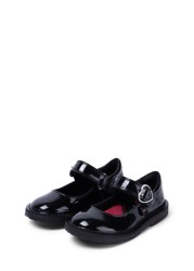 Kickers Adlar Heart Mary-Jane Patent Leather Shoes