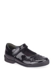 Start-Rite Hopscotch Black Patent Smart School Shoes