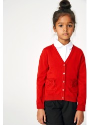 Bow Pocket School Cardigan (3-16yrs)