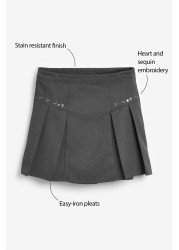 Embroidered Pleat Skirt (3-16yrs)