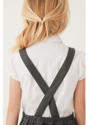 Jersey Frill Detail School Pinafore (3-14yrs)