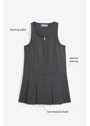 مدرسة Zip Front Pinafore (3-14 سنة) قياسية