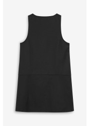 مدرسة Zip Front Pinafore (3-14 سنة) قياسية