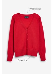 School V-Neck Cardigan (3-16yrs)