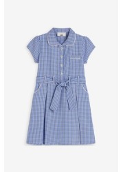 Gingham School Dress Set (3-14yrs)