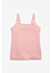 3 Pack Rib Strappy Cami Vests (1.5-16yrs)