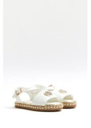 River Island White Espadrille Sandals