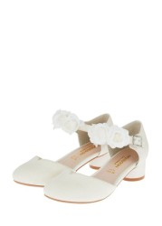 Monsoon Natural Shimmer Corsage Heels