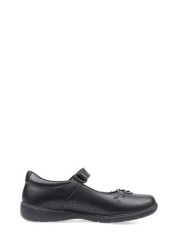 Start Rite Wish Black Leather Pretty School Shoe