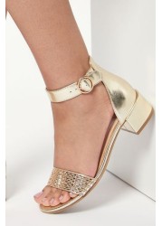 Lipsy Low Block Heel Occasion Sandals (Older)