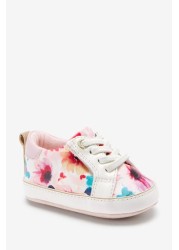 Baker by Ted Baker White Floral Trainer Padders