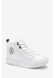 Baker by Ted Baker White High Top Trainers