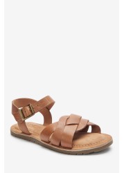 Premium Woven Leather Sandals Standard Fit (F)