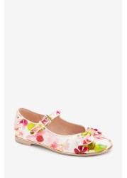 Baker by Ted Baker White Floral Mary Jane Shoes