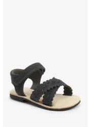 Scallop Sandals Wide Fit (G)