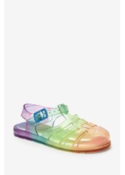 Cushioned Footbed Jelly Sandals