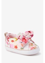 Baker by Ted Baker White Floral Trainer Padders