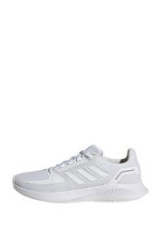 adidas White RunFalcon Youth & Junior Lace Trainers