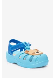 Ipanema Blue Baby Bear Embellished Pump Sandals