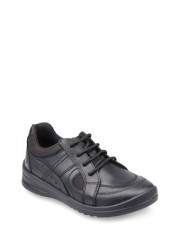 Start-Rite Yo Yo Black Leather School Shoes Standard Fit