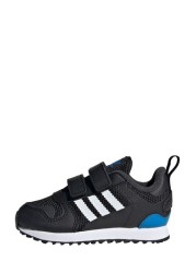 حذاء رياضي أسود Zx للأطفال الصغار من adidas Originals