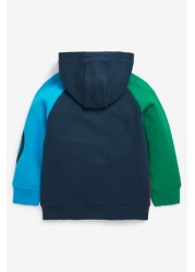 Colourblock Zip Through Hoodie (3mths-8yrs)