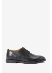 Leather Derby Lace-Up Shoes