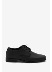 Leather Derby Lace-Up Shoes