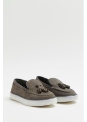 River Island Brown Light Hybrid Weave Loafers