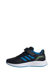 adidas Black RunFalcon Youth & Junior Strap Trainers