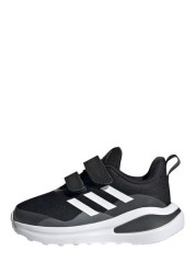 adidas Boys Black FortaRun Infant Strap Trainers