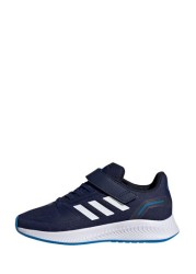 adidas Navy Blue RunFalcon Youth & Junior Strap Trainers