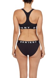 بيكيني أسود بشعار من DKNY