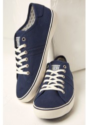 FatFace Blue Lola Lace-Up Trainers