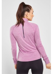 ELLE Sport 1/4 Zip Long Sleeve Performance Top