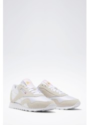 Reebok White Classic Nylon Shoes