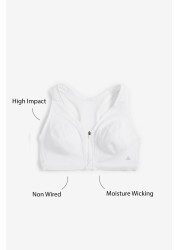 Next Active Sports High Impact Zip Front Bra