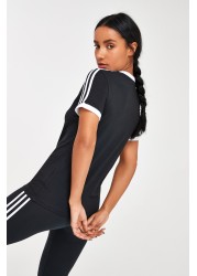 تي شيرت 3 خطوط من adidas Originals