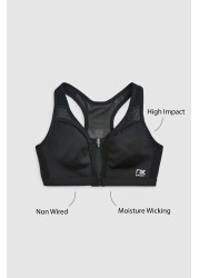 Next Active Sports High Impact Zip Front Bra