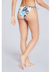 Animal Womens Poolside Printed Recycled Tie Side Bikini Bottoms