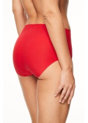 Chantelle Poppy Red Soft Stretch Seamless High Waisted Briefs