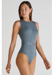 Aqua Blu Animal Brianna One Piece Swimsuit